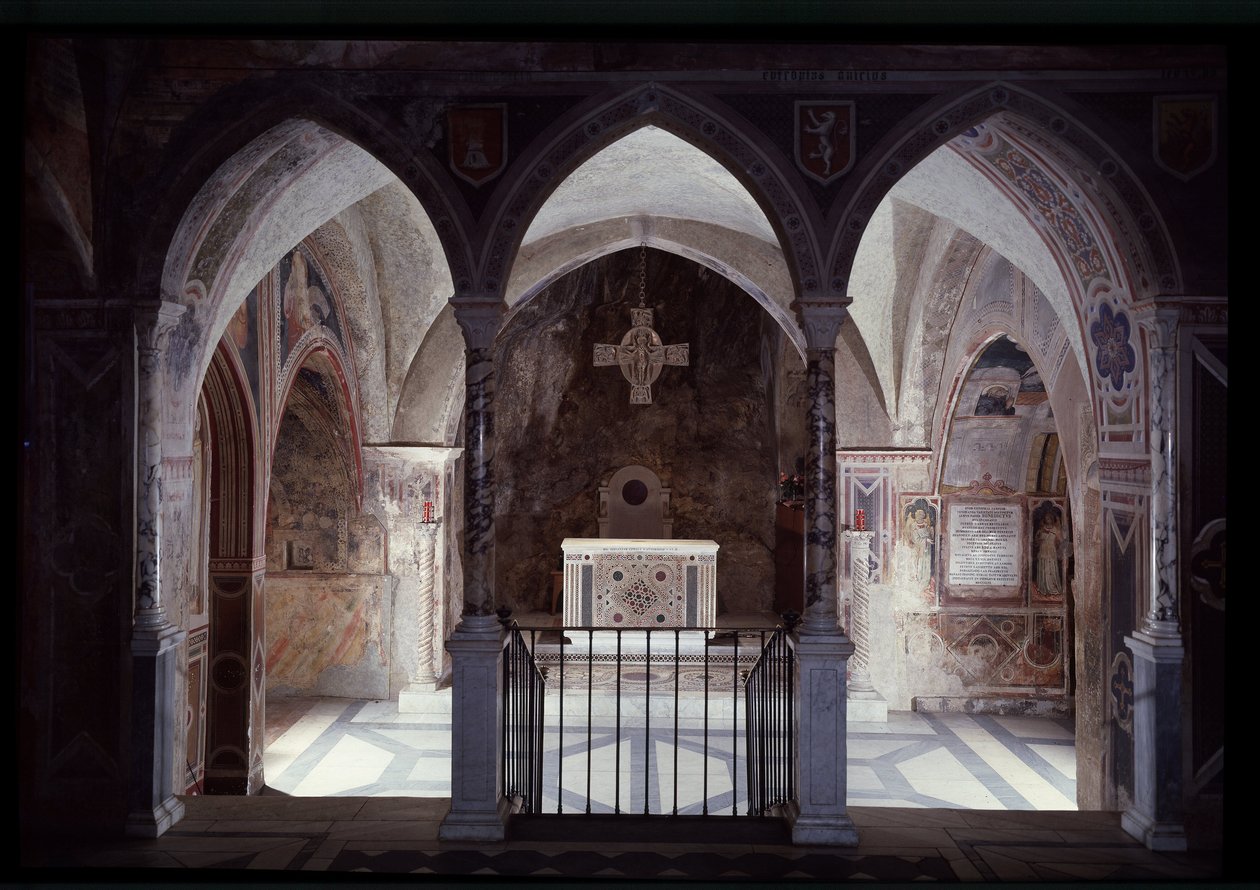 Vue intérieure du presbytère et de l