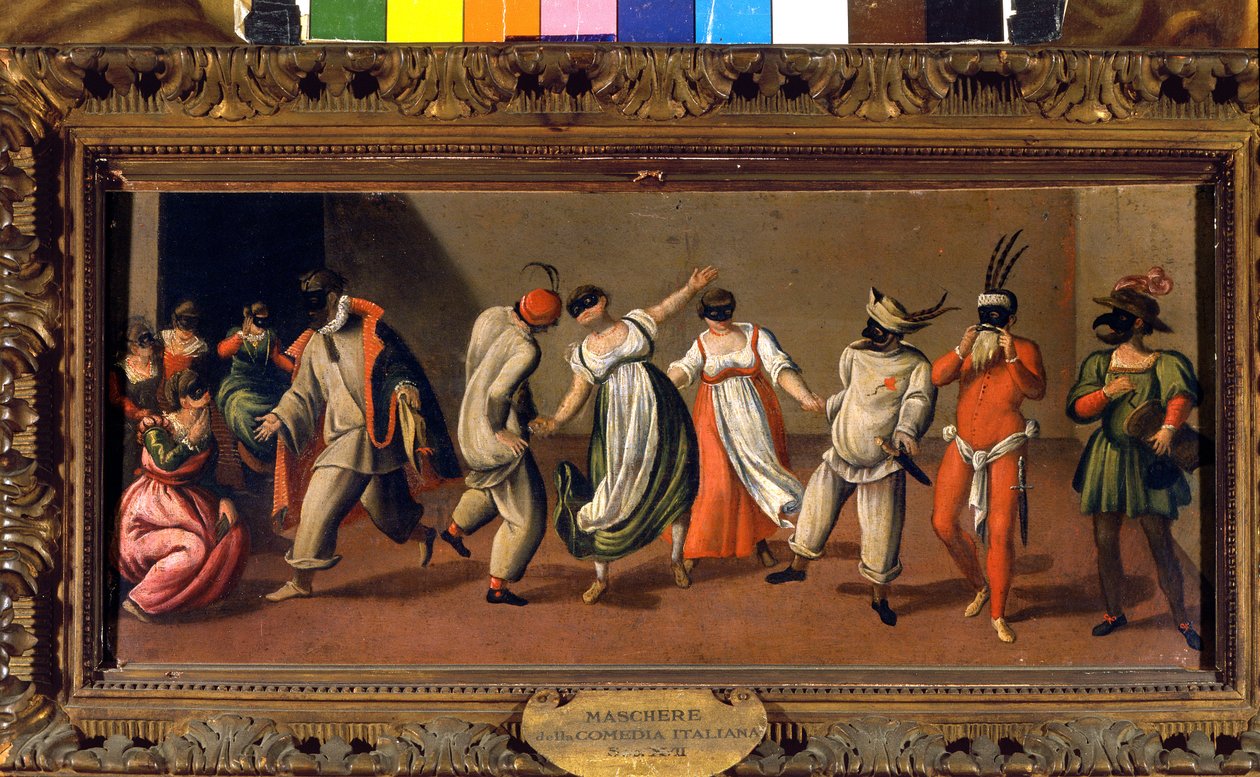 Masques italiens de la Commedia dell