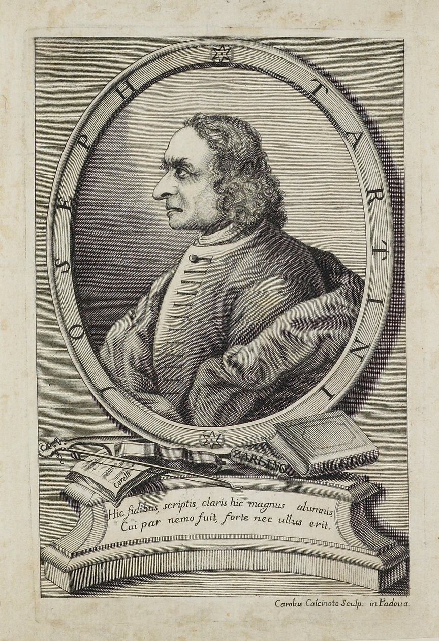 Joseph Tartini, gravé par Carlo Calcinotto (fl.1763), vers 1763 - Italian School