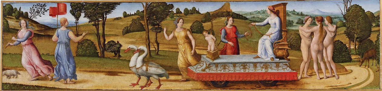 Le triomphe de la chasteté - Italian School