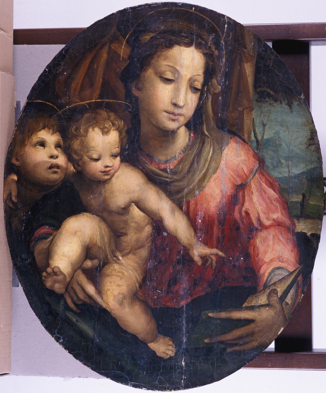 Madonna et Enfant avec Jean le Baptiste, 1546-55 - Italian School
