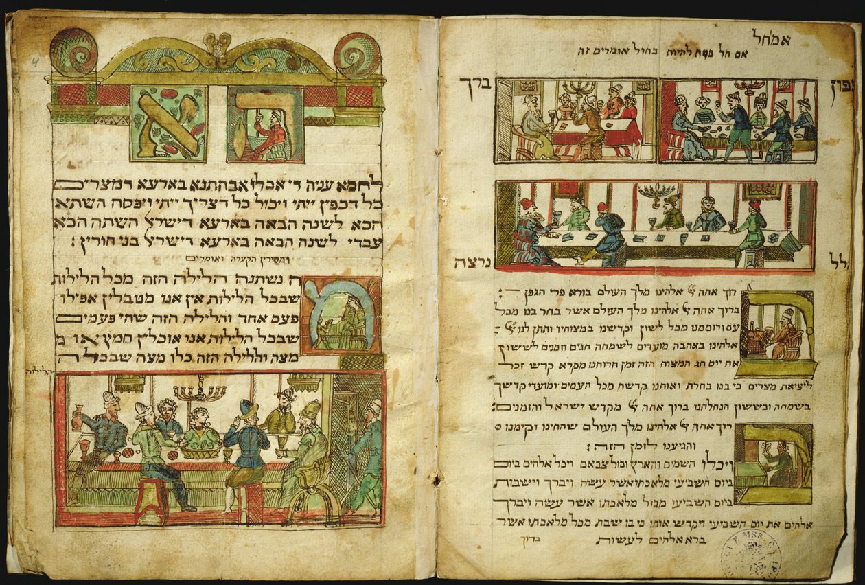 Ms.C.A.2795 Les rites religieux du peuple juif, de L
