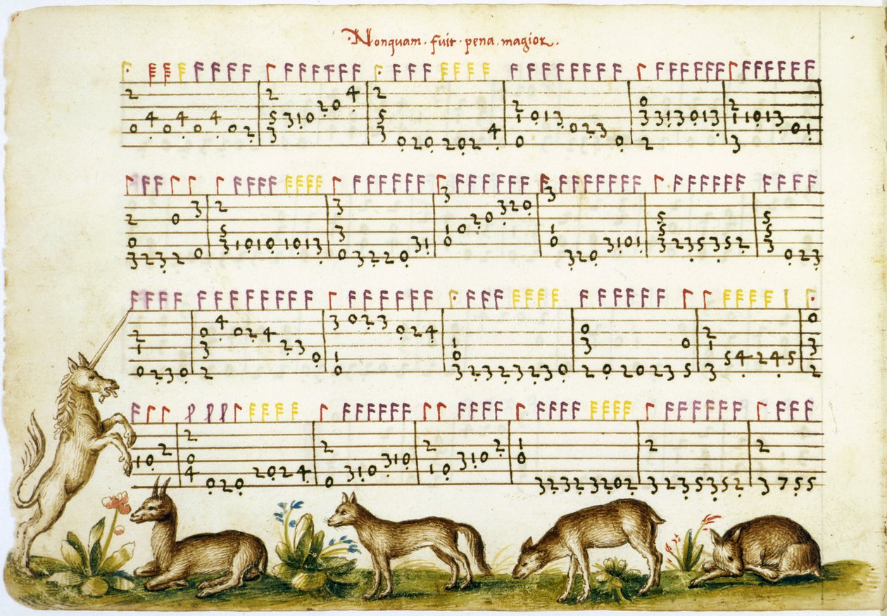 Partition de Compositione di Meser Vincenzo Capirola composée par Vincenzo Capirola (1474-1548) - Italian School
