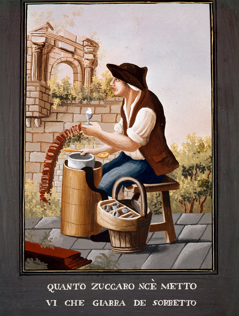 Petits métiers napolitains : le vendeur de sorbets - Italian School