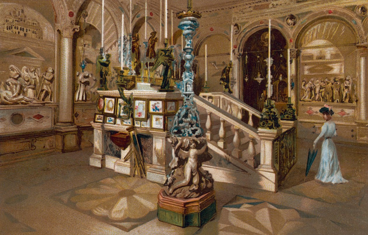 Padoue / Padoue : Altare del Santo (chromolitho) - Italian School