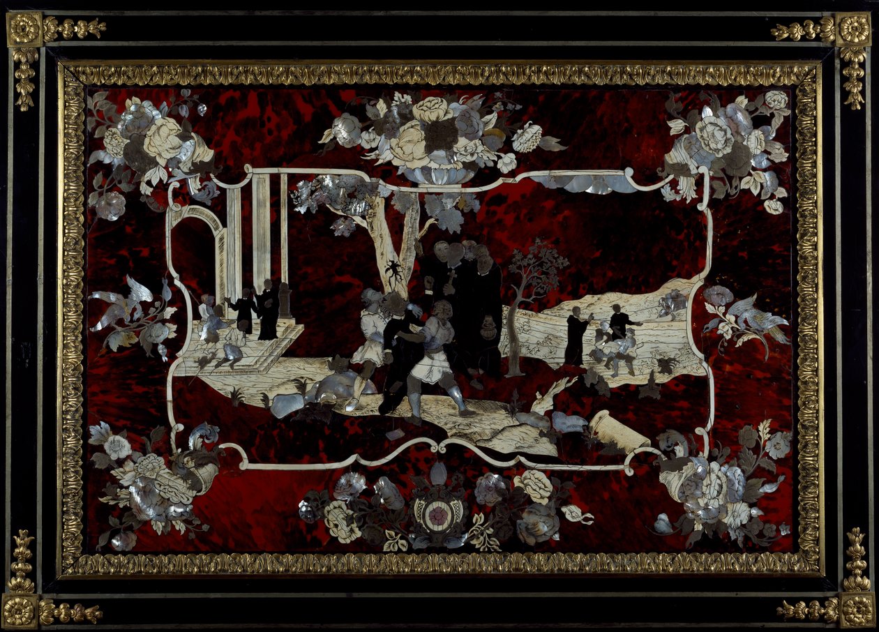 Marqueterie réalisée par la Manufacture Royale de Naples - Italian School