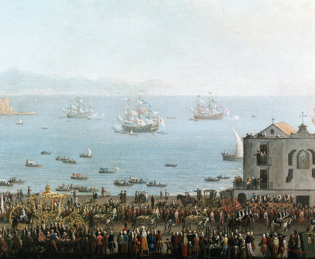 Fête de Piedigrotta à Naples le 8 septembre (détail) - Italian School
