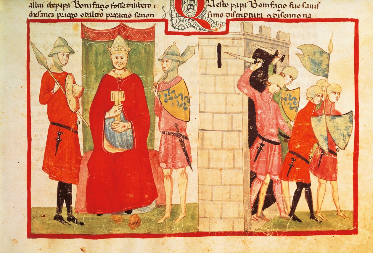 Le pape Boniface VIII à Anagni et l