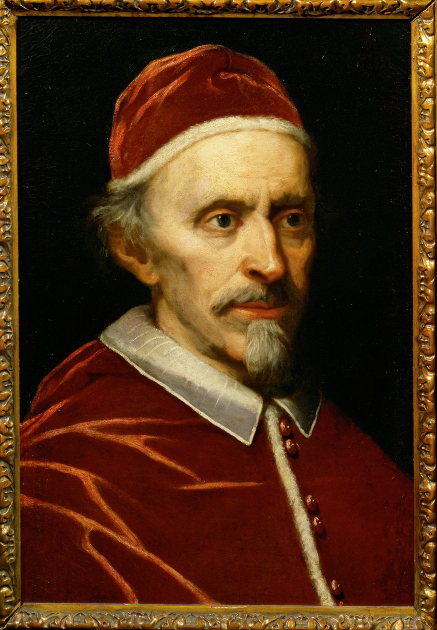 Le pape Innocent XI, né Benedetto Odescalchi ... (peinture sur toile) - Italian School