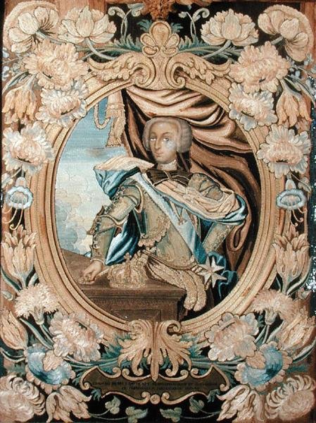 Portrait de Carlos III (1759-1788) Roi de Sicile, Naples, Espagne et Jérusalem - Italian School