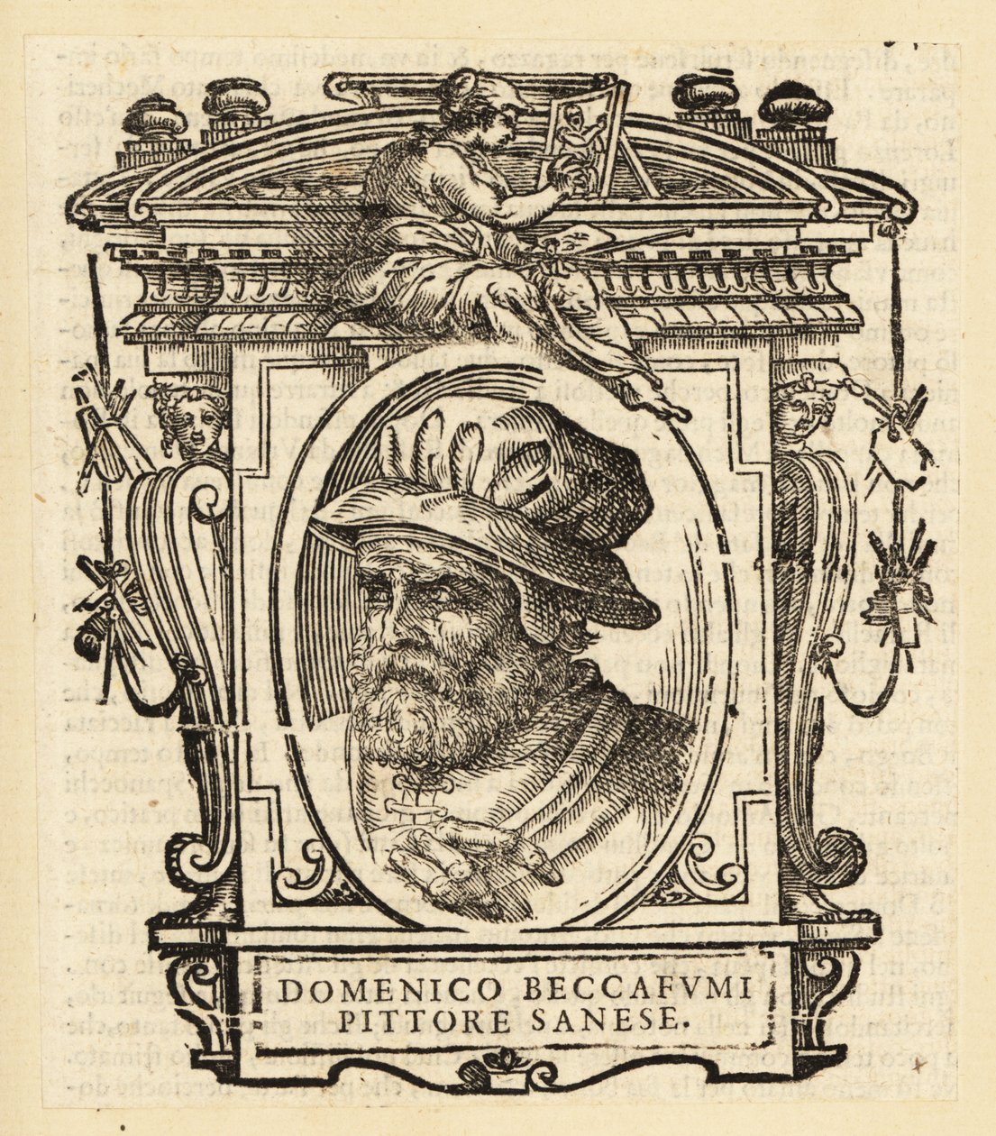 Portrait de Domenico di Pace Beccafumi, peintre maniériste de la Renaissance italienne - Italian School