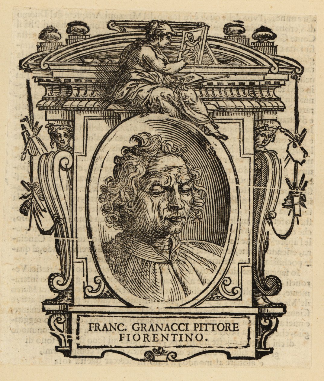 Portrait de Francesco Granacci, peintre italien de la Renaissance de Florence - Italian School