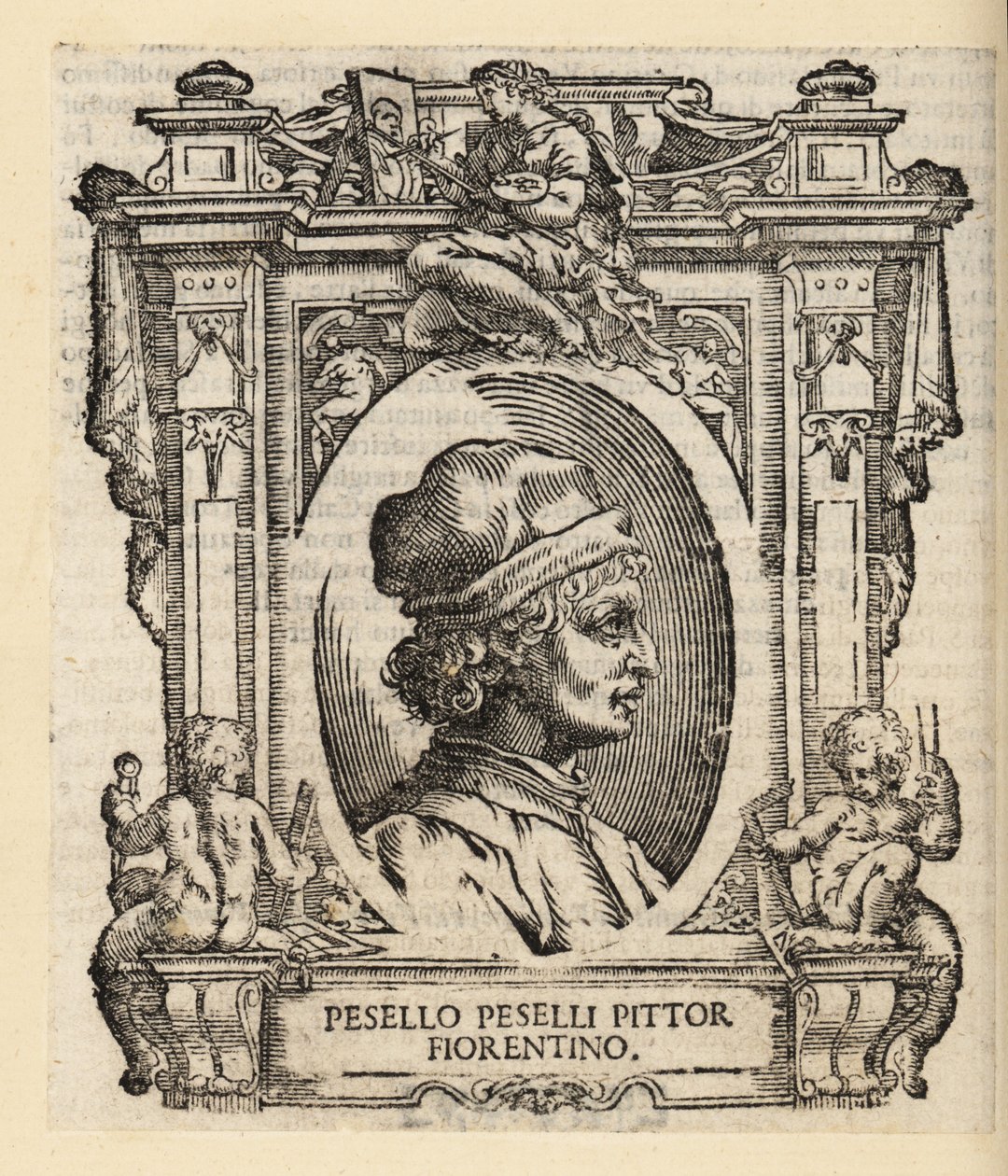 Portrait de Francesco Pesellino, peintre italien de Florence - Italian School