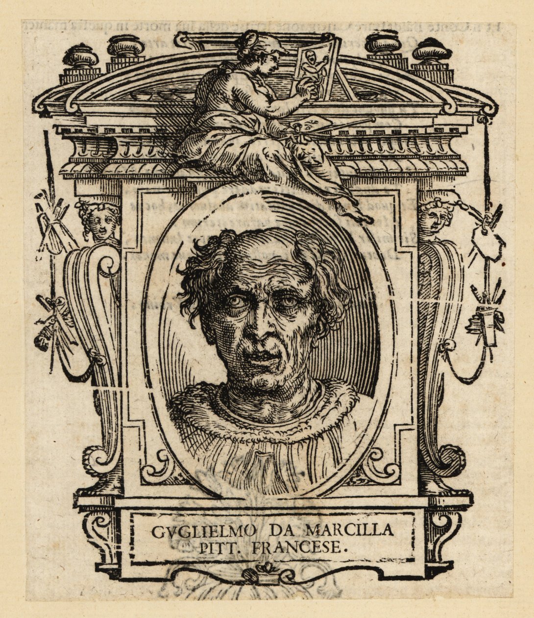 Portrait de Guillaume de Marcillat, peintre français et artiste de vitraux, vers 1470-1529 - Italian School