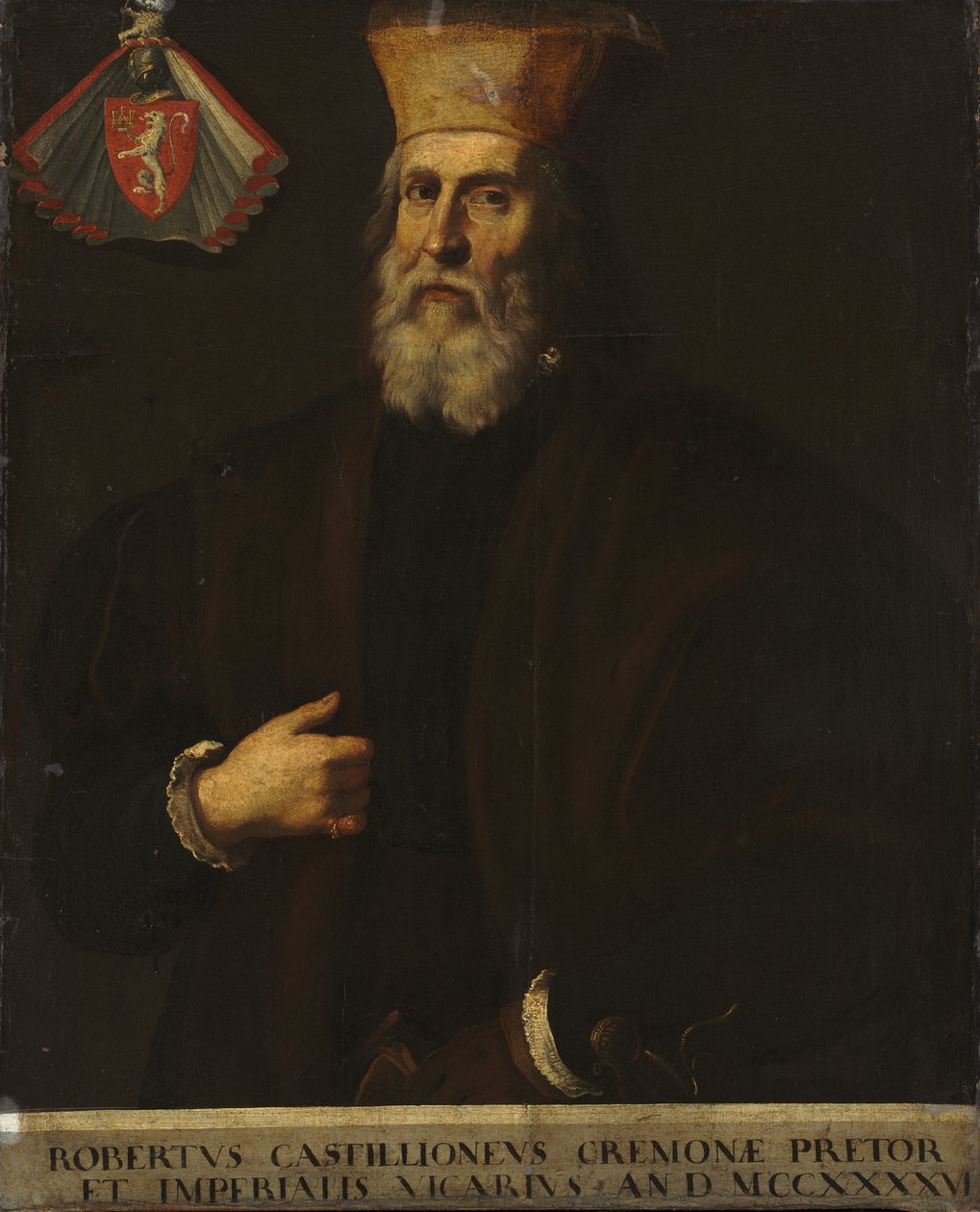 Portrait de Roberto Castiglione, début des années 1600 - Italian School