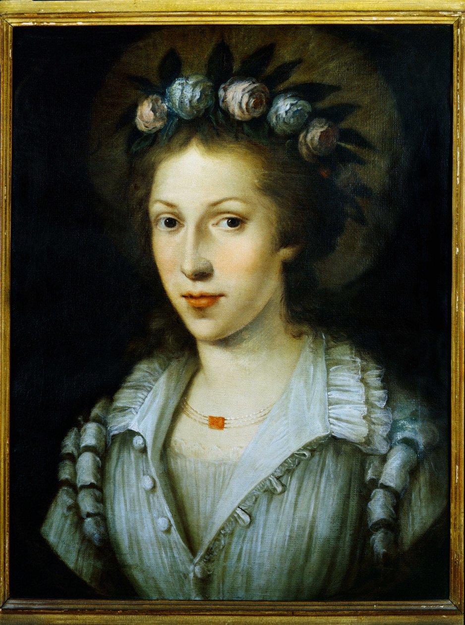 Portrait de Sainte Marie Madeleine de Pazzi - Italian School