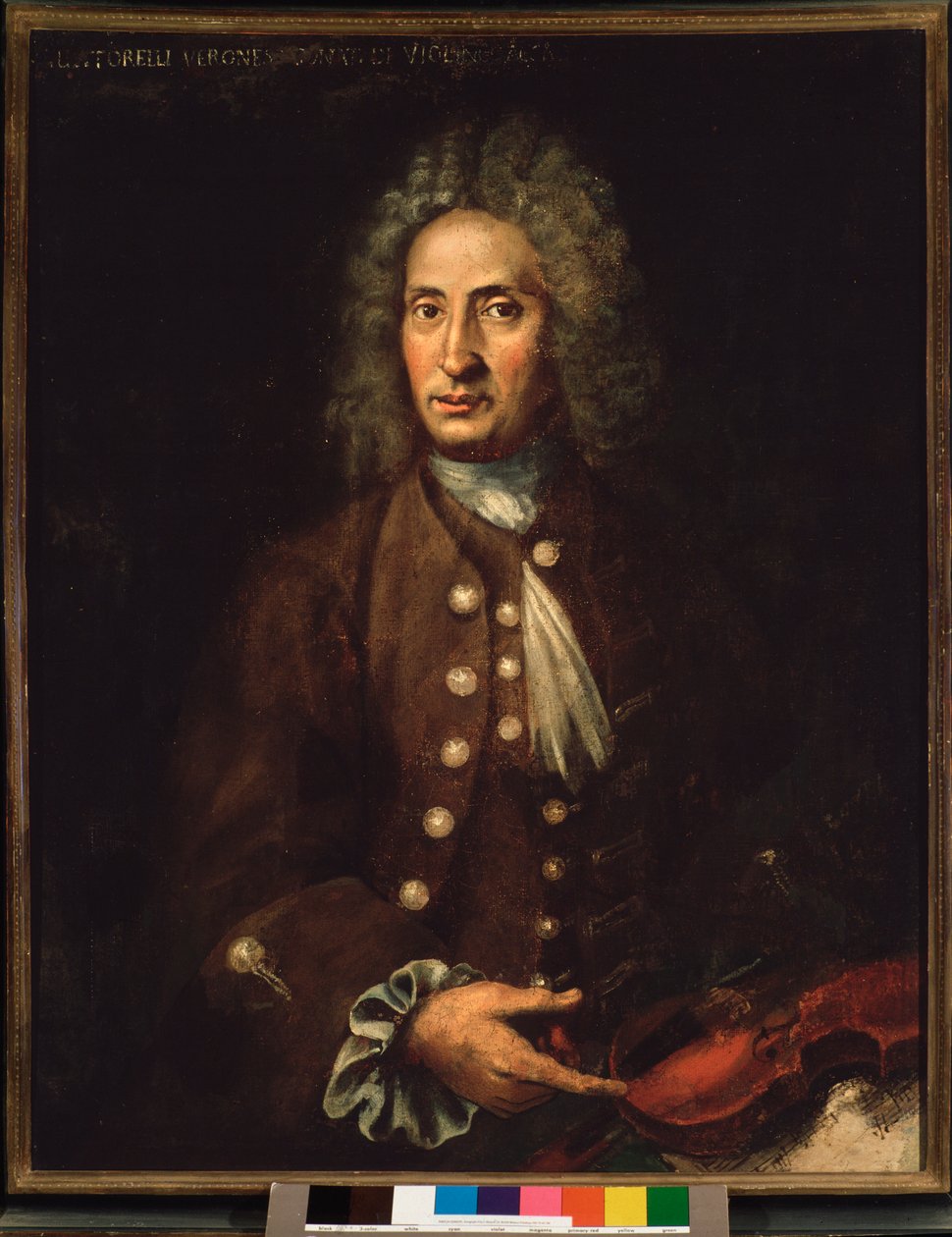 Portrait du compositeur italien Giuseppe Torelli (1658-1709). - Italian School