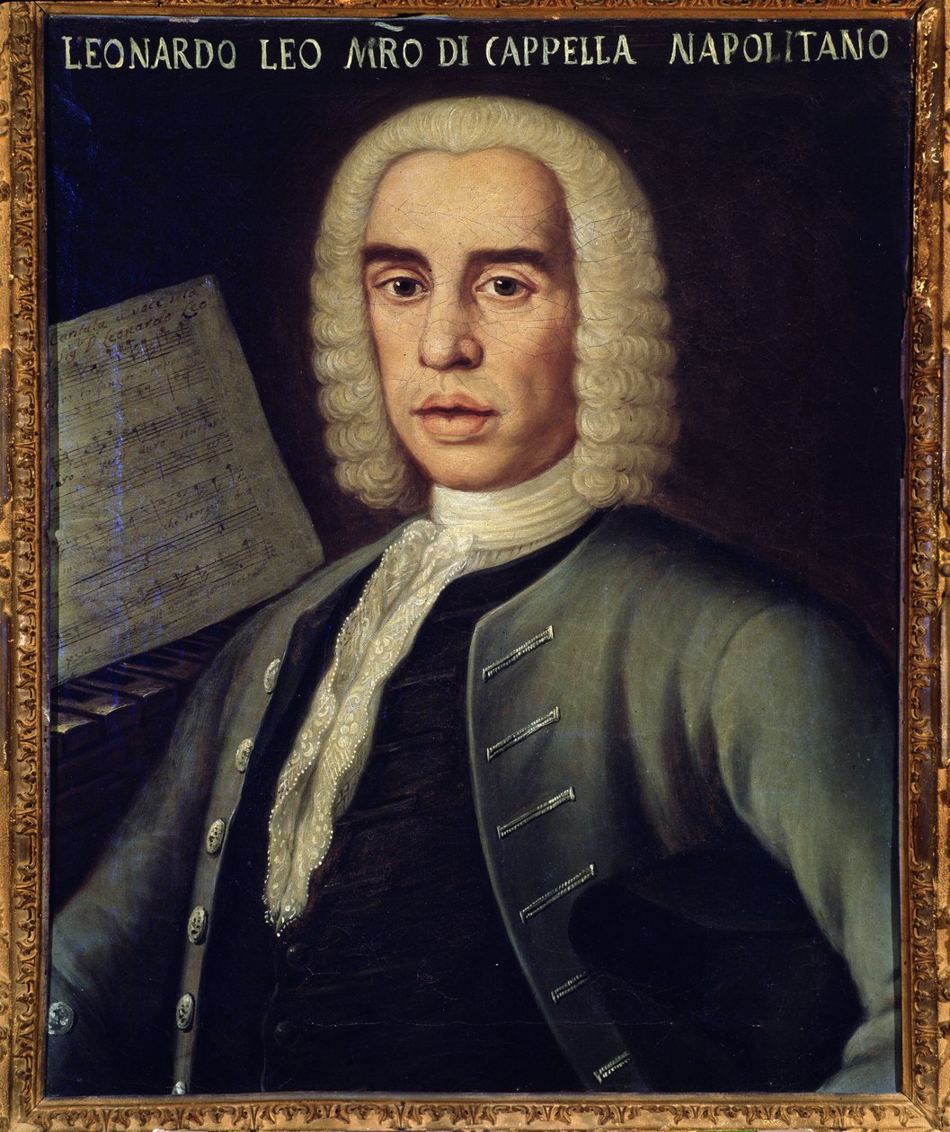 Portrait du compositeur italien Leo Leonardo (1694-1744) - Italian School