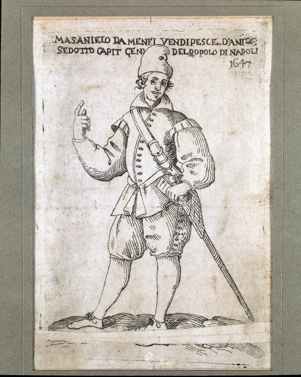 Portrait du pêcheur napolitain et révolutionnaire Masaniello (1623-1647) - Italian School