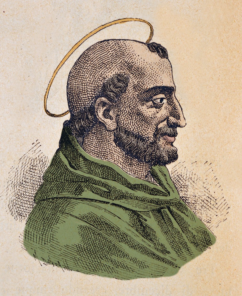 Portrait du Pape Anicet (Anicetus ou Aniceto) (ca. 155-166) - Italian School