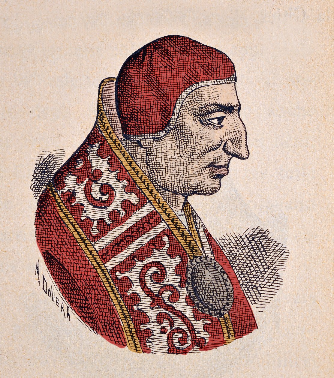 Portrait du pape Benoît VIII - Italian School