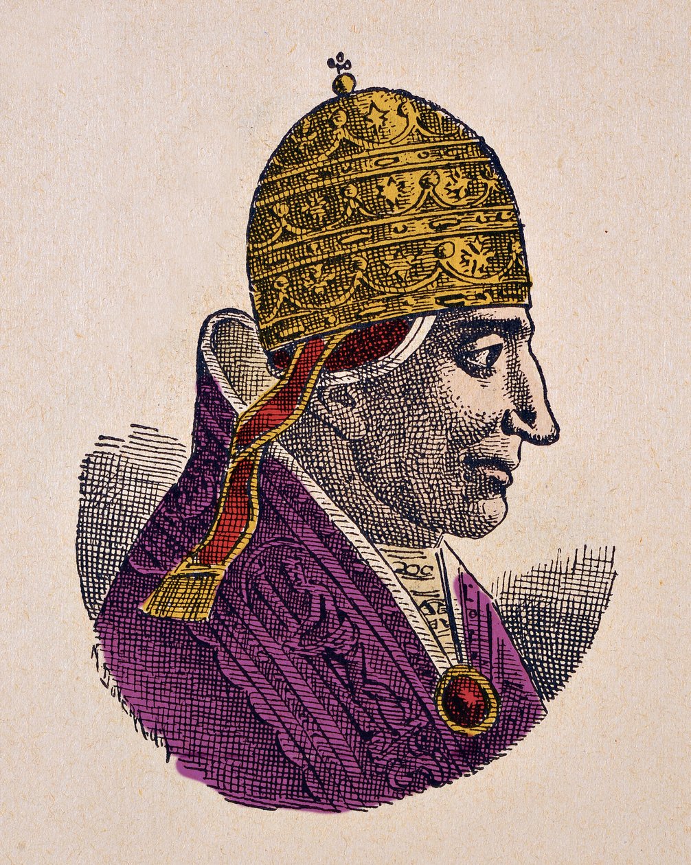 Portrait du pape Étienne IX - Italian School