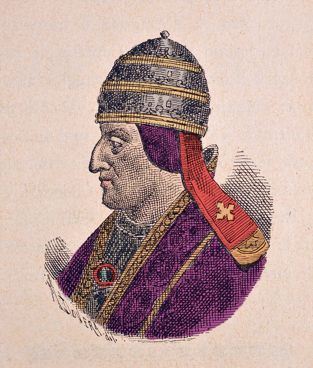 Portrait du Pape Eugène IV (1431-1447) - Italian School