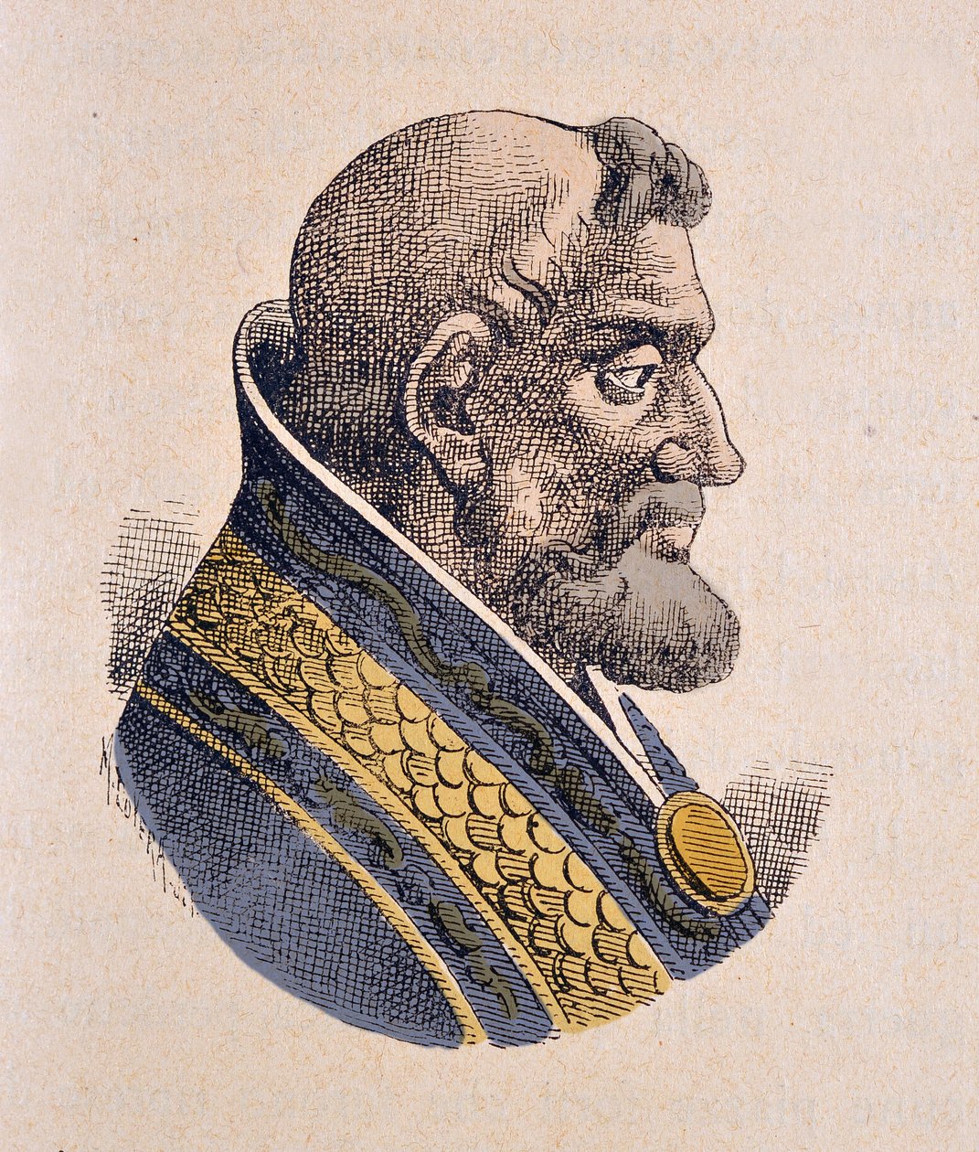 Portrait du Pape Honorius III (1216-1227) - Italian School