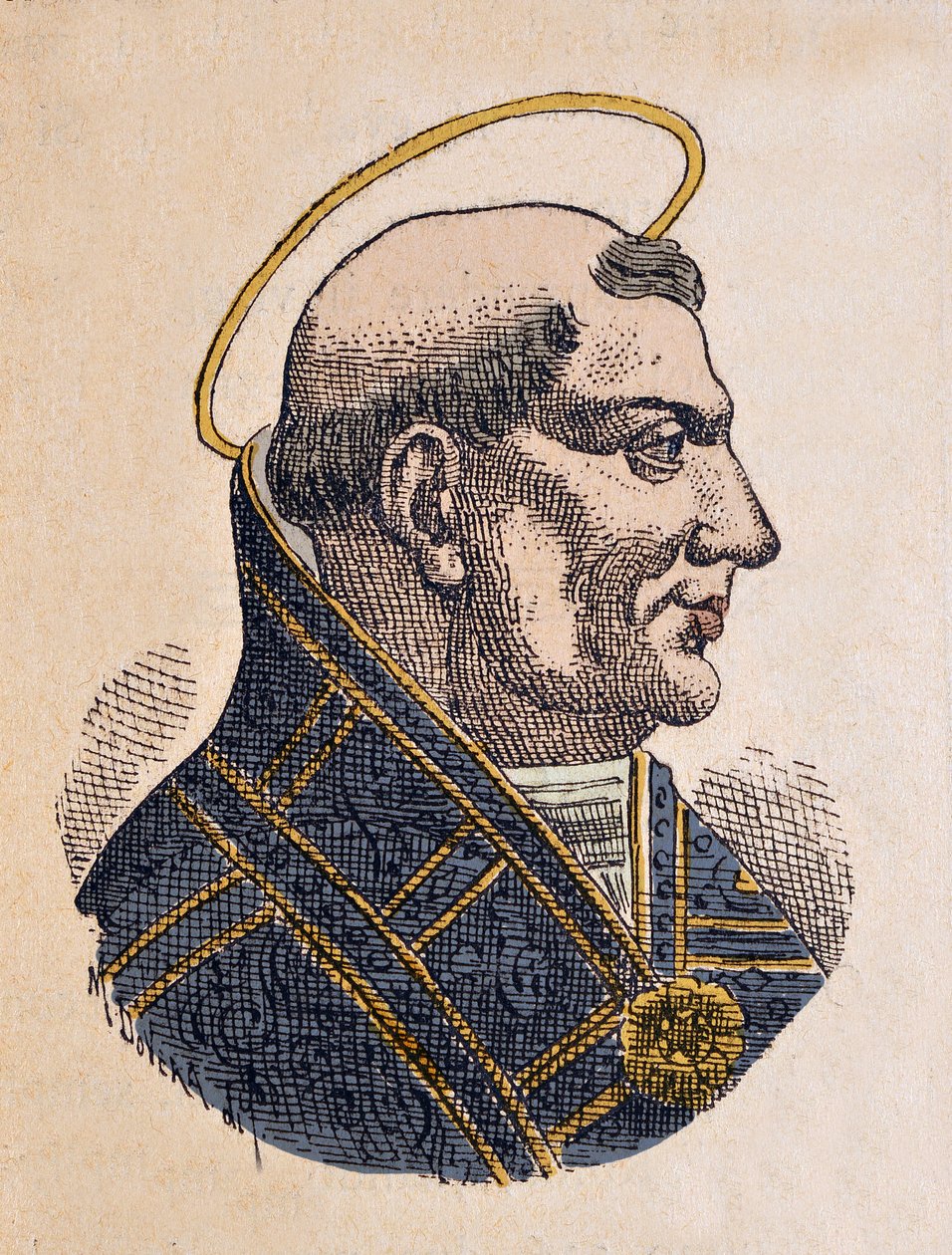 Portrait du pape Jean II - Italian School