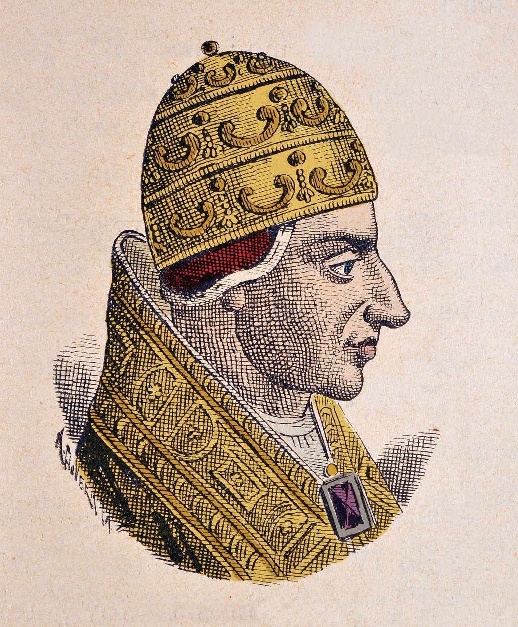 Portrait du pape Jean XVII - Italian School
