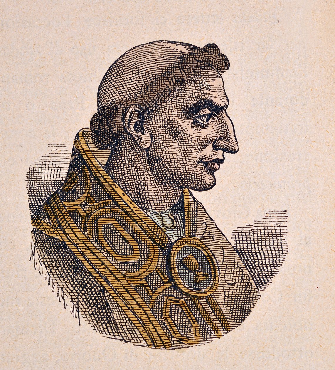 Portrait du pape Séverin Ier - Italian School