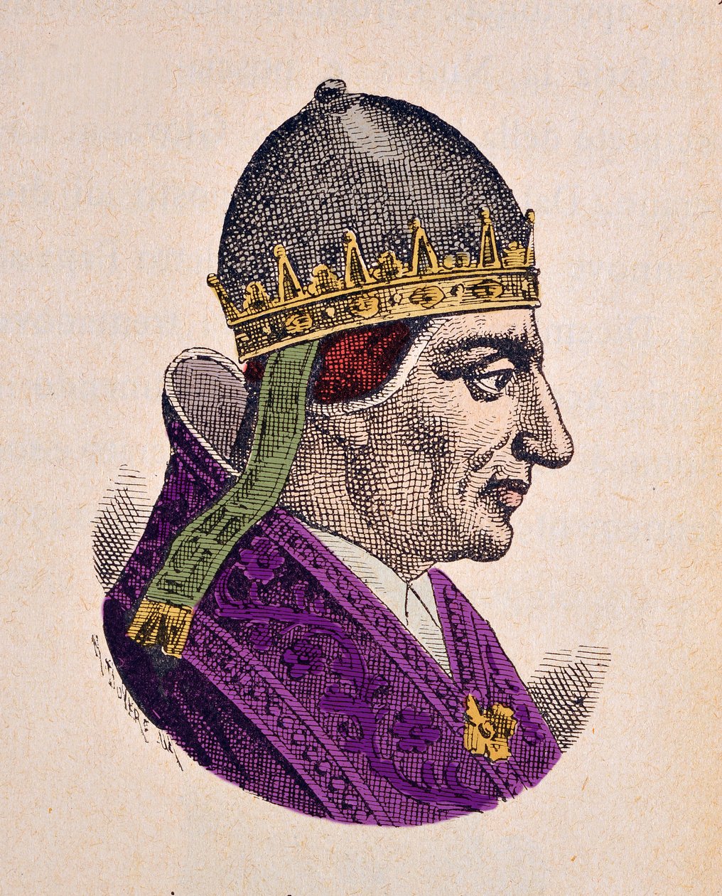 Portrait du Pape Urbain V (1362-1370) - Italian School