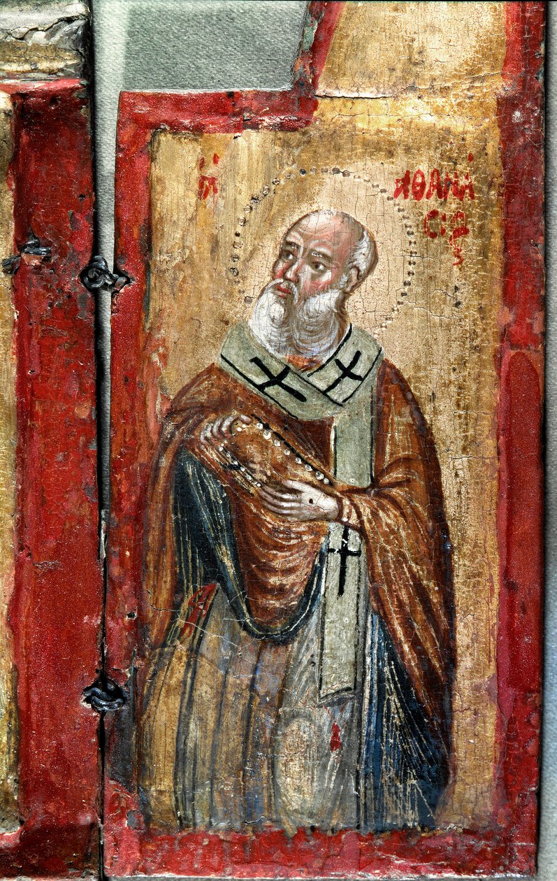 Saint Anasthasis (détail). Triptyque d