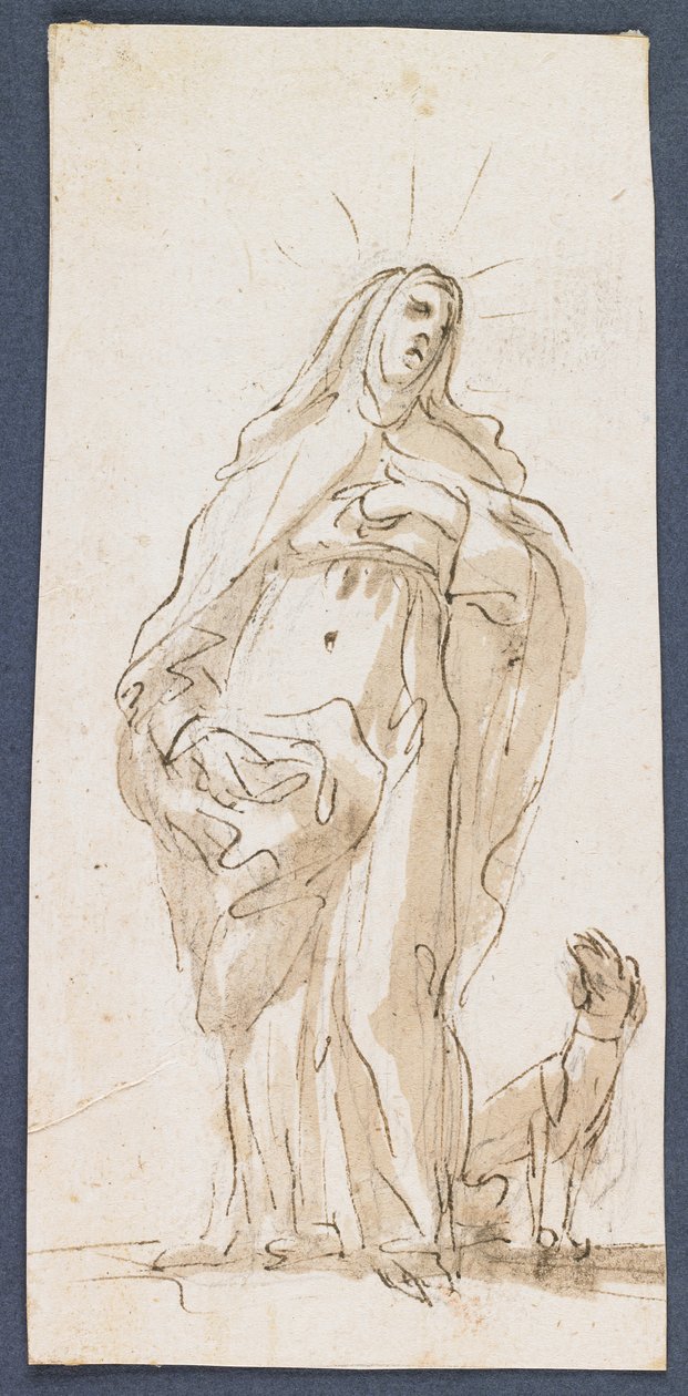 Sainte Marguerite de Cortone, fin du 17ème siècle - Italian School