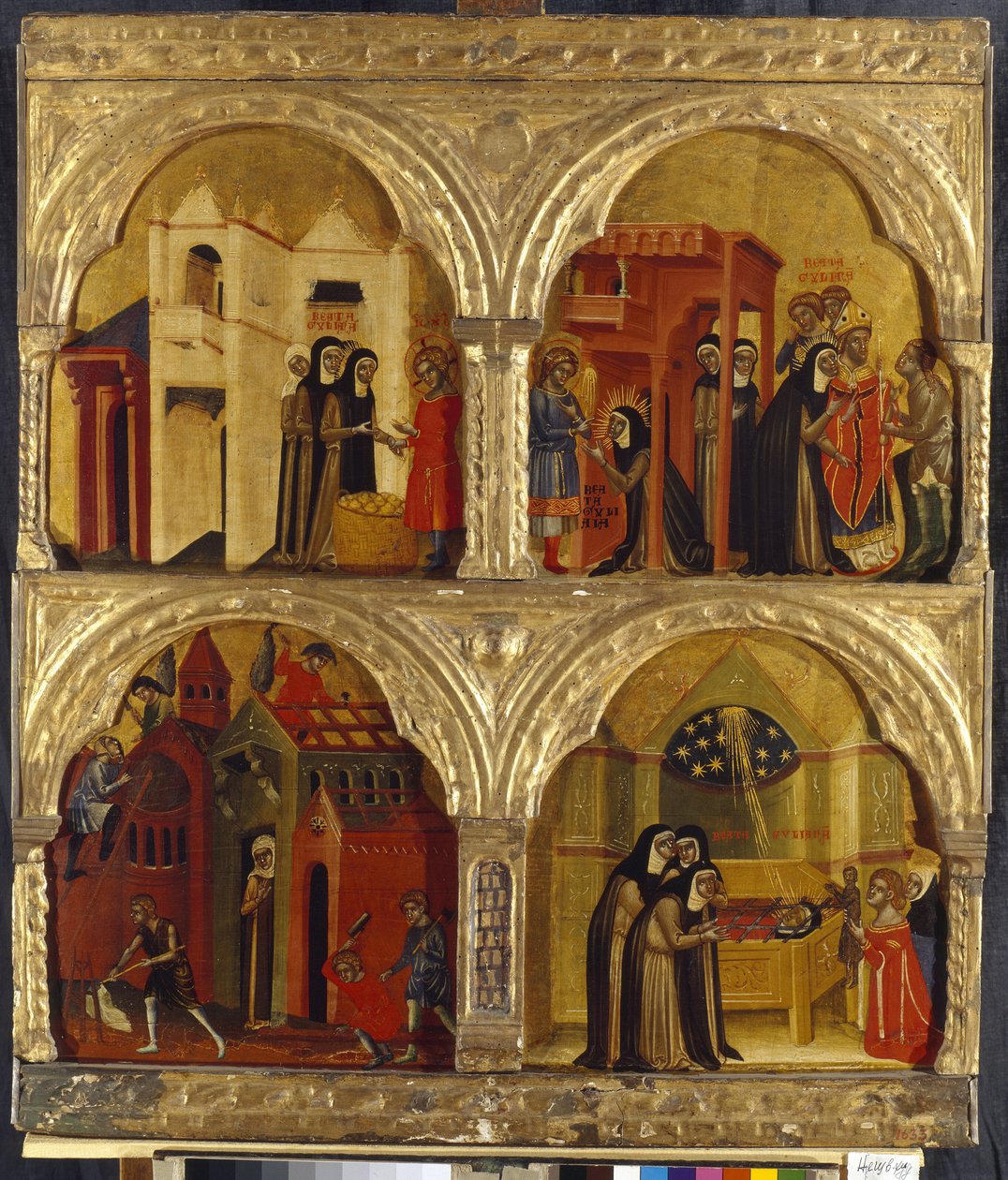 Scène de la vie de Sainte Julienne - Italian School