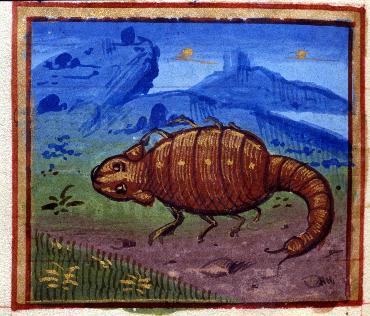 Signe du Scorpion. Horoscope italien, milieu du 15ème siècle. - Italian School