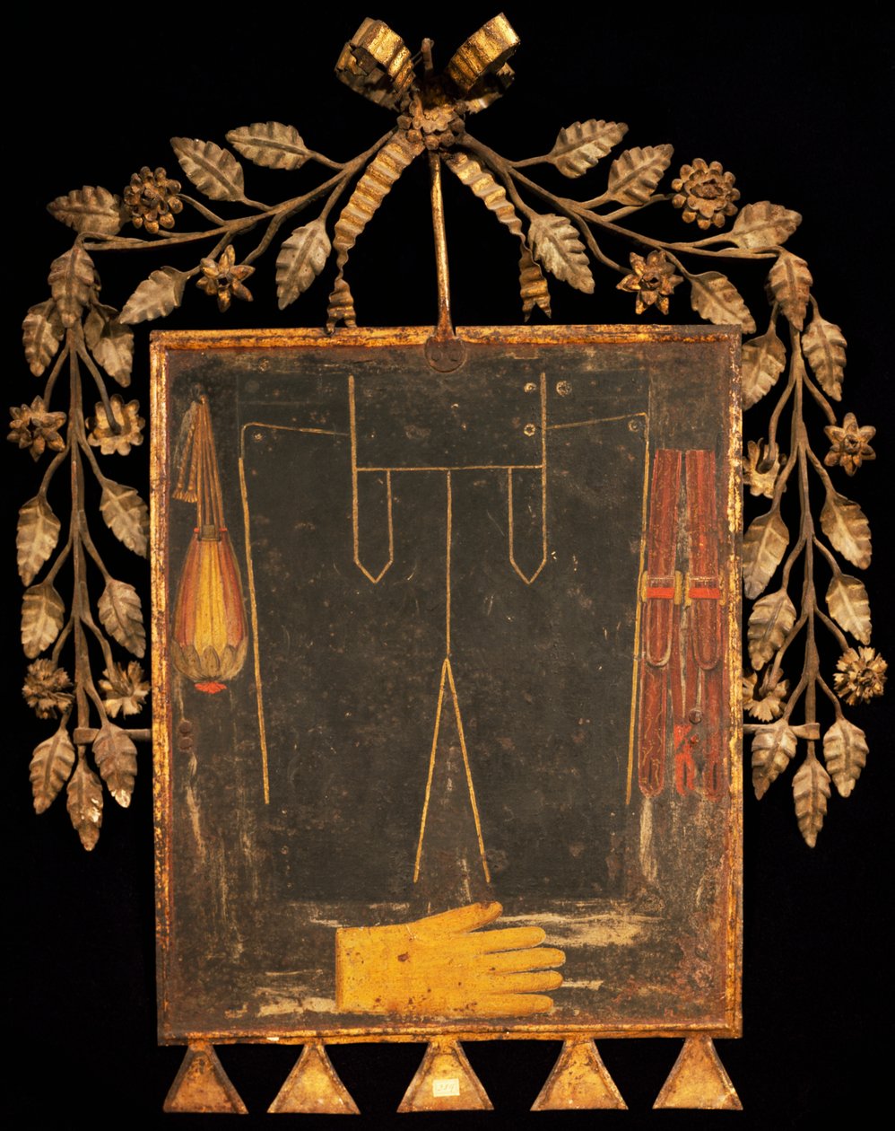 Enseigne pour une boutique de cuir, vers 1750, Italie - Italian School