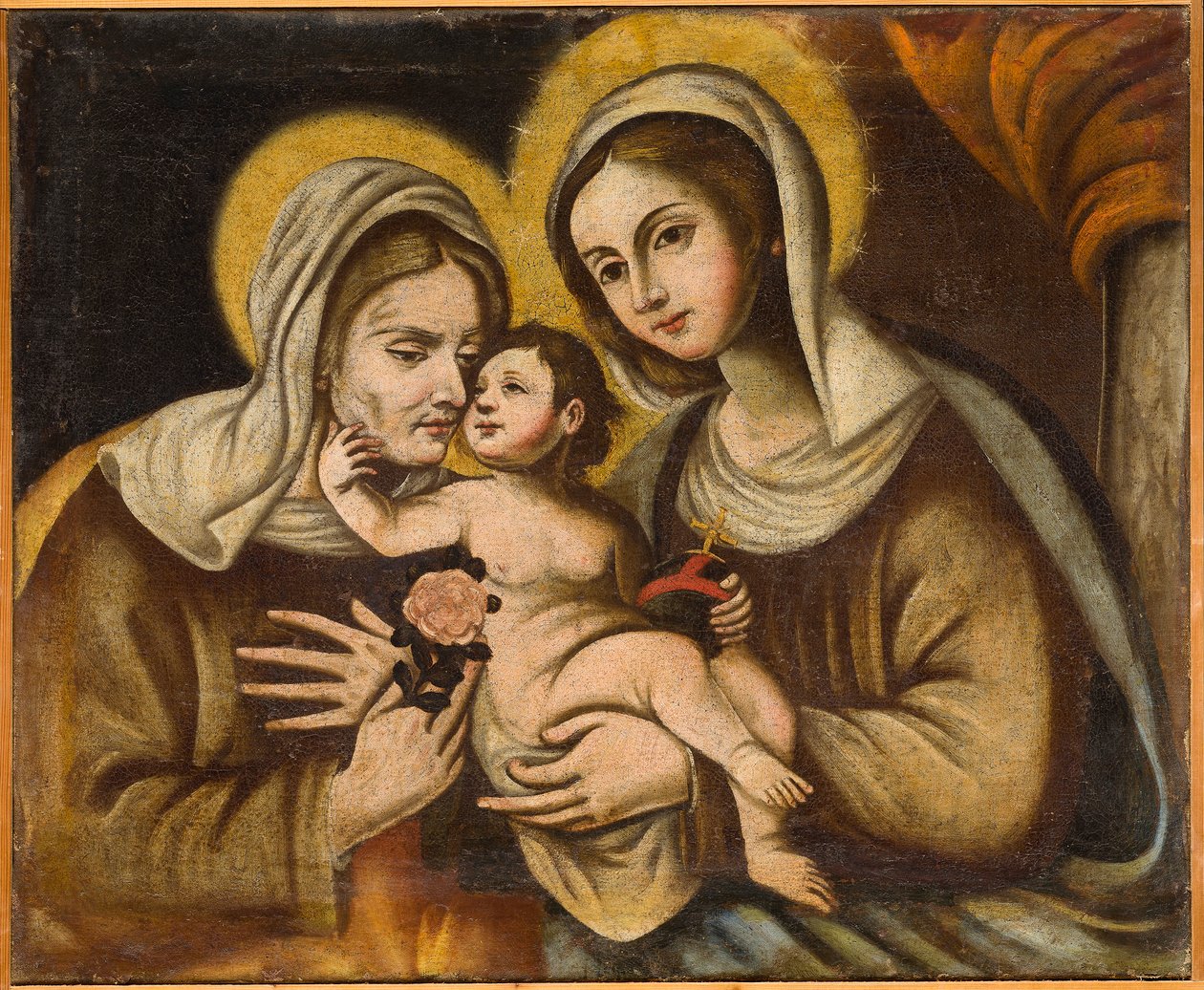 Sainte Anne, la Vierge et l