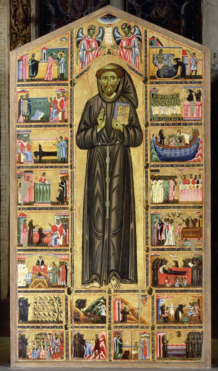 Saint François et scènes de sa vie, chapelle Bardi - Italian School