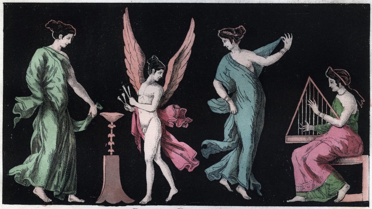 Les Bacchantes - gravure de "Usi e Costumi di Tutti i Popoli dell