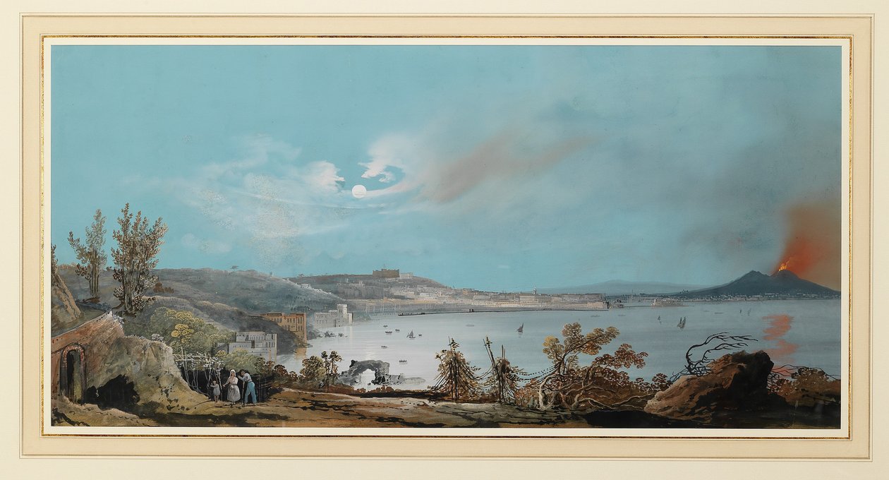 La baie de Naples - Italian School