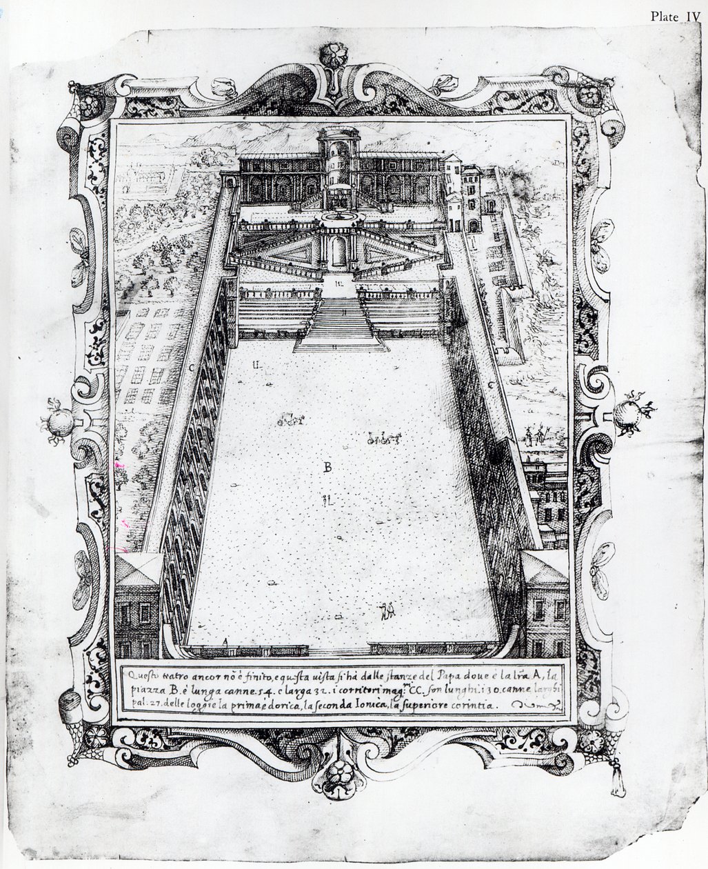 La cour du Belvédère au Vatican, Rome, 1581 - Italian School