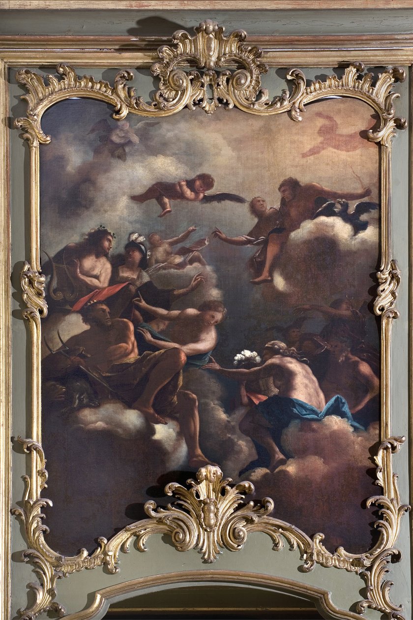 Le Conseil des Dieux : Zeus sur l