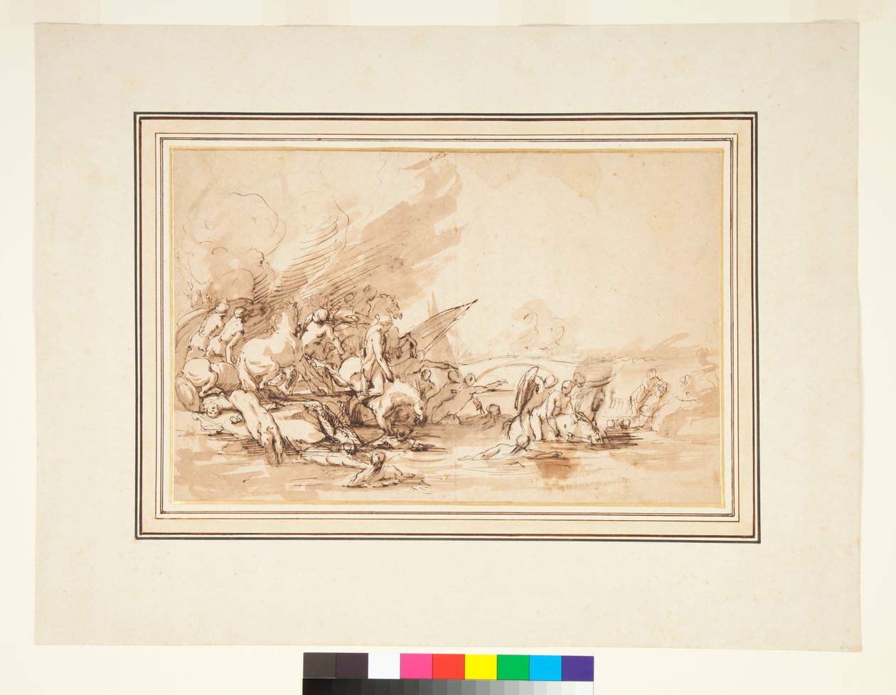 La fuite de Cloelia et de ses compagnes, 1650-1700 - Italian School