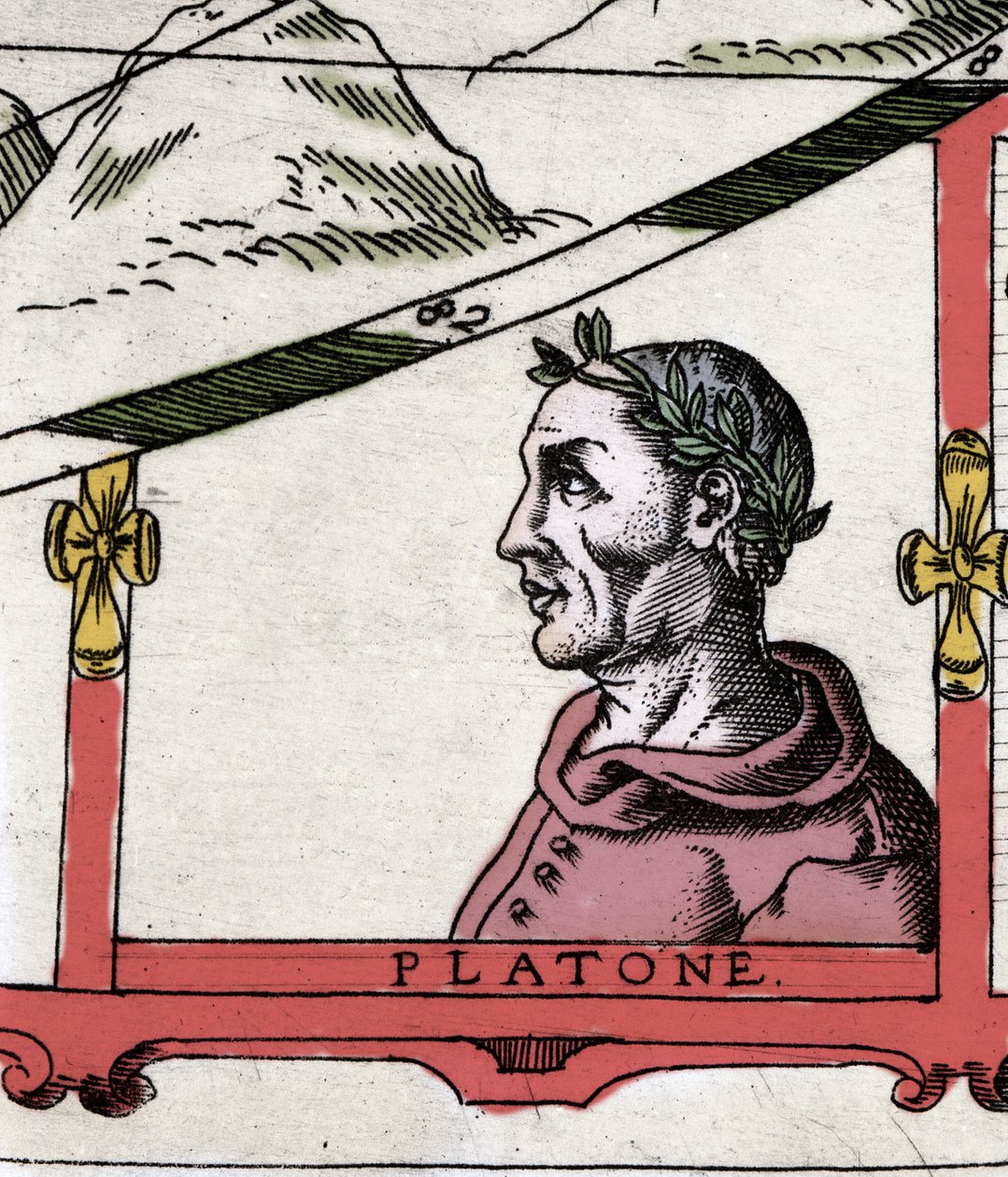 Le philosophe grec Platon (428-348 av. J.-C.) (détail) - Italian School
