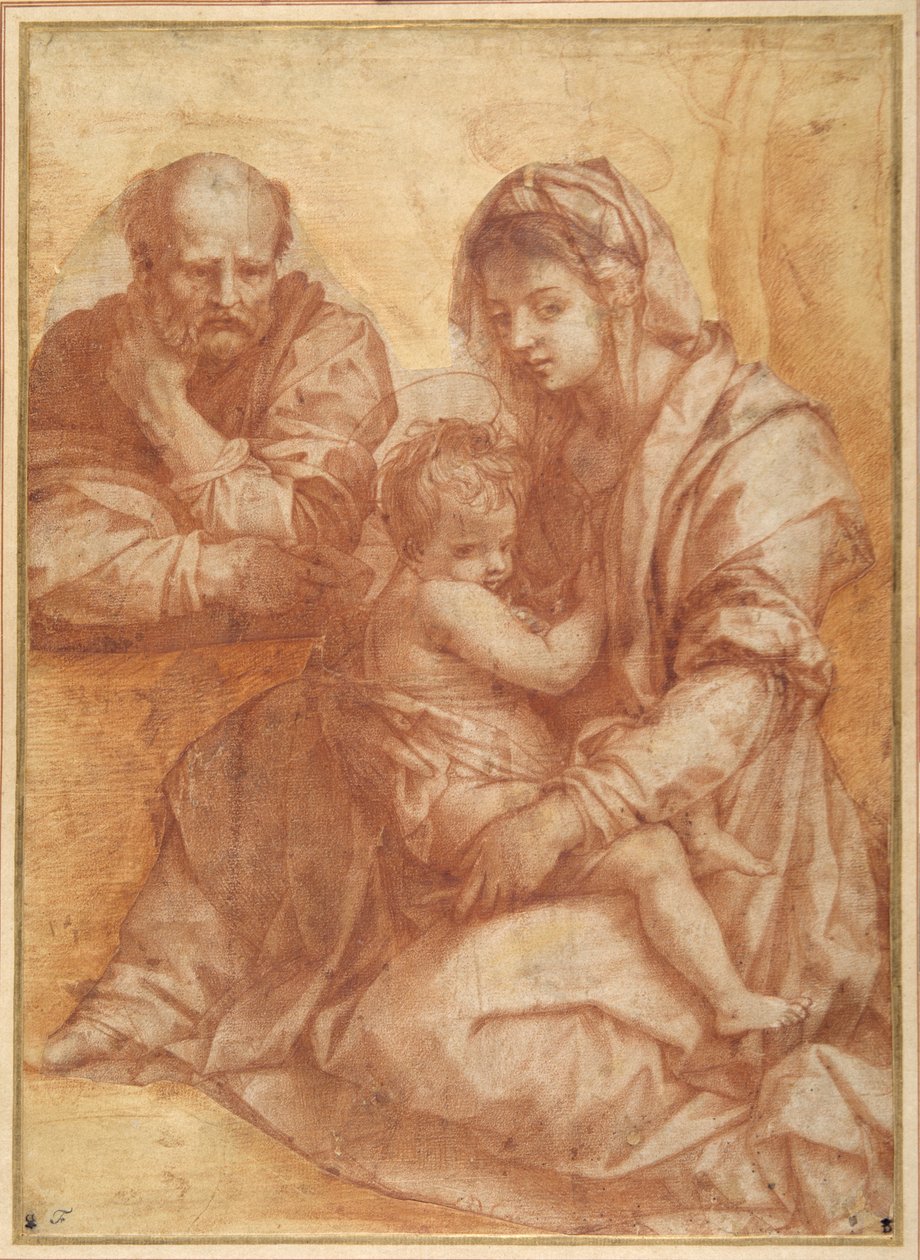 La Sainte Famille au repos (d