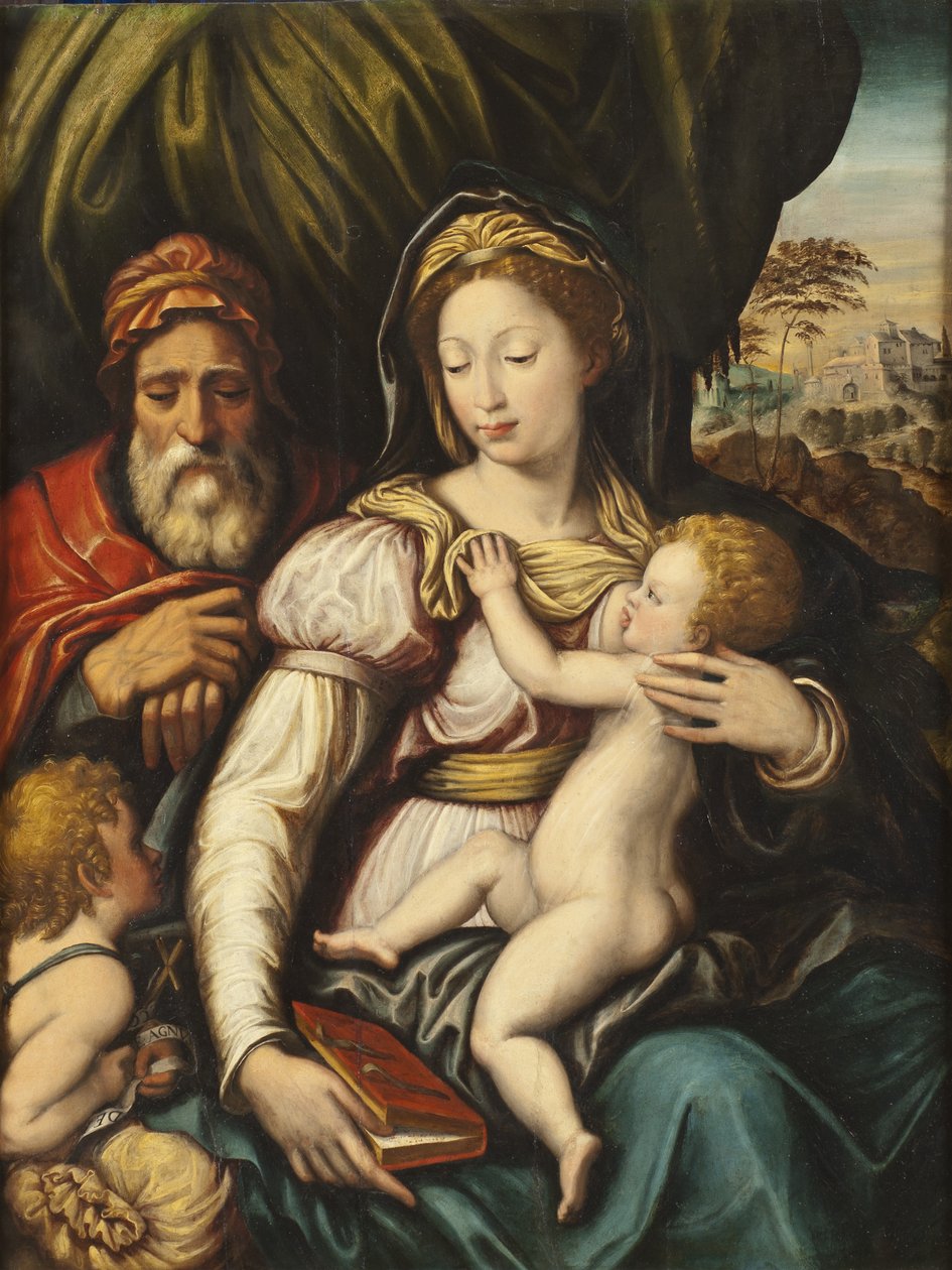 La Sainte Famille avec l