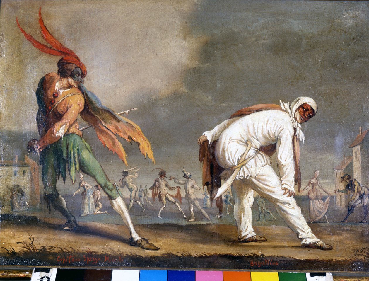 Les masques italiens de la Commedia dell