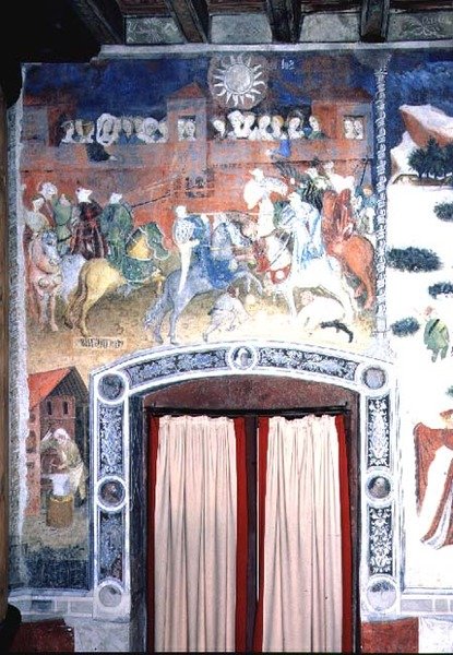 Le Mois de février, vers 1400 - Italian School
