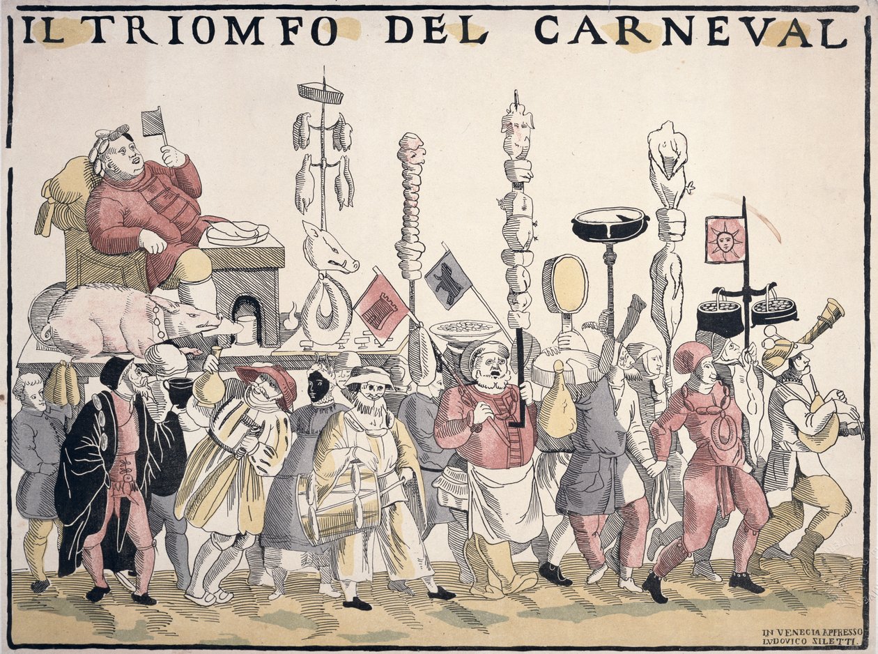 Le Triomphe du Carnaval - Italian School